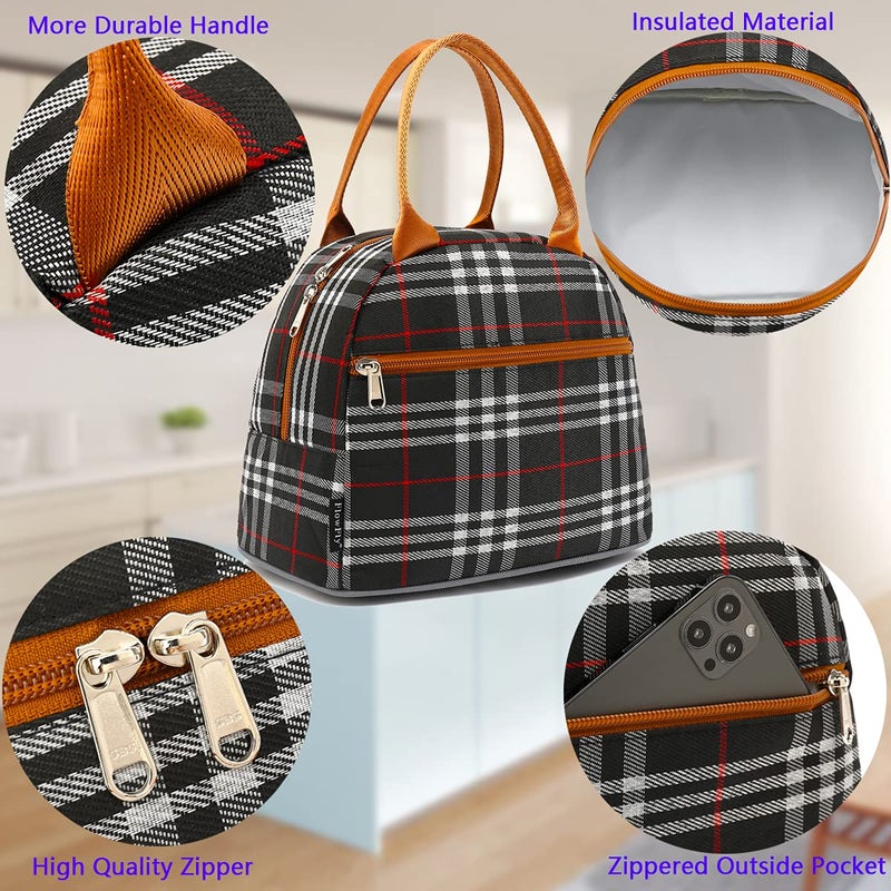 FlowFly Insulated Lunch Cooler Bag - Tote Bag Organizer for Women/Men, WB - Image 4